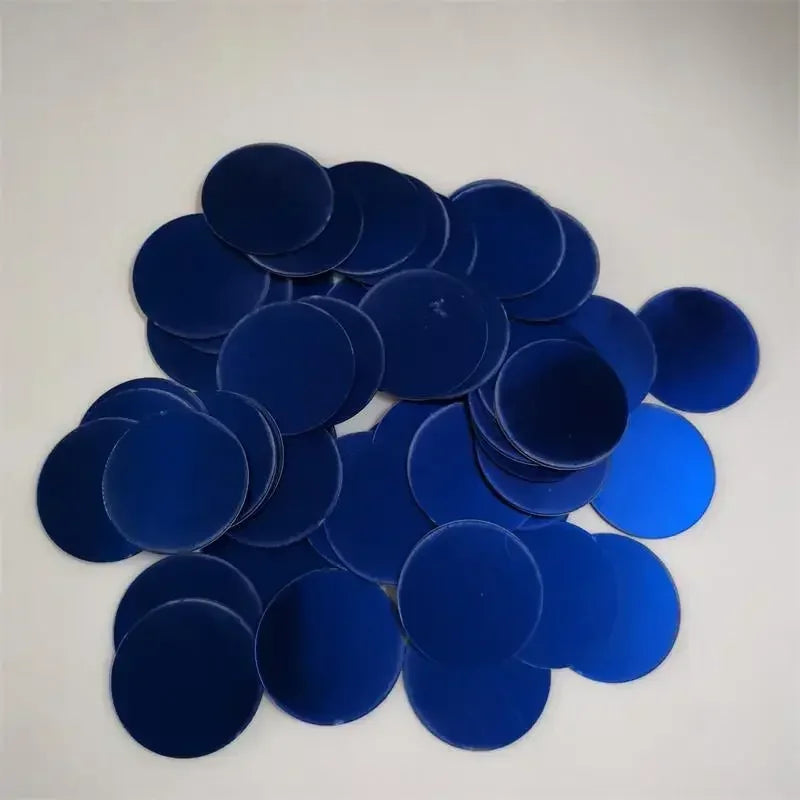 Home Decor Acrylic Mirror Polka Dots Wall Stickers — 100 Pcs Circle Decals for Bedroom, Wedding & Nursery — view 10 of home decor