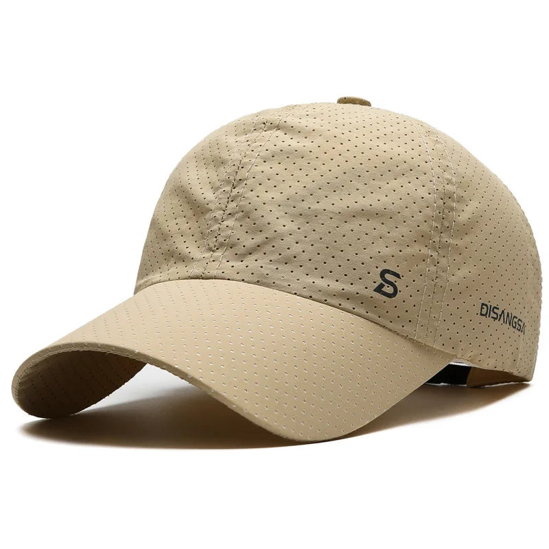 Outdoor Sun Hat Quick-Dry Breathable — Summer Fishing Baseball Cap Men's Sweat-Wicking Outdoor — view 5 of hats & caps