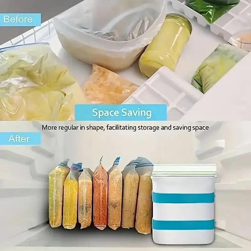 3D Food Block Maker — Silicone Soup, Broth, Sauce & Butter Freezer Mold — view 5 of kitchen gadgets
