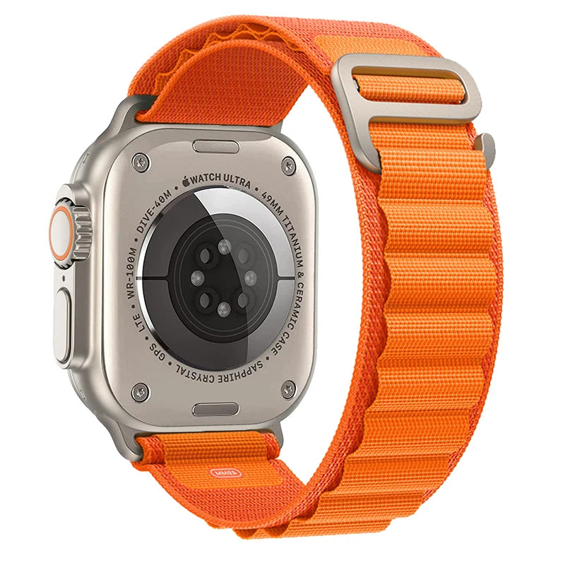 Alpine Loop Strap for Apple Watch Ultra — Nylon Hook Band 42/45/46/49mm