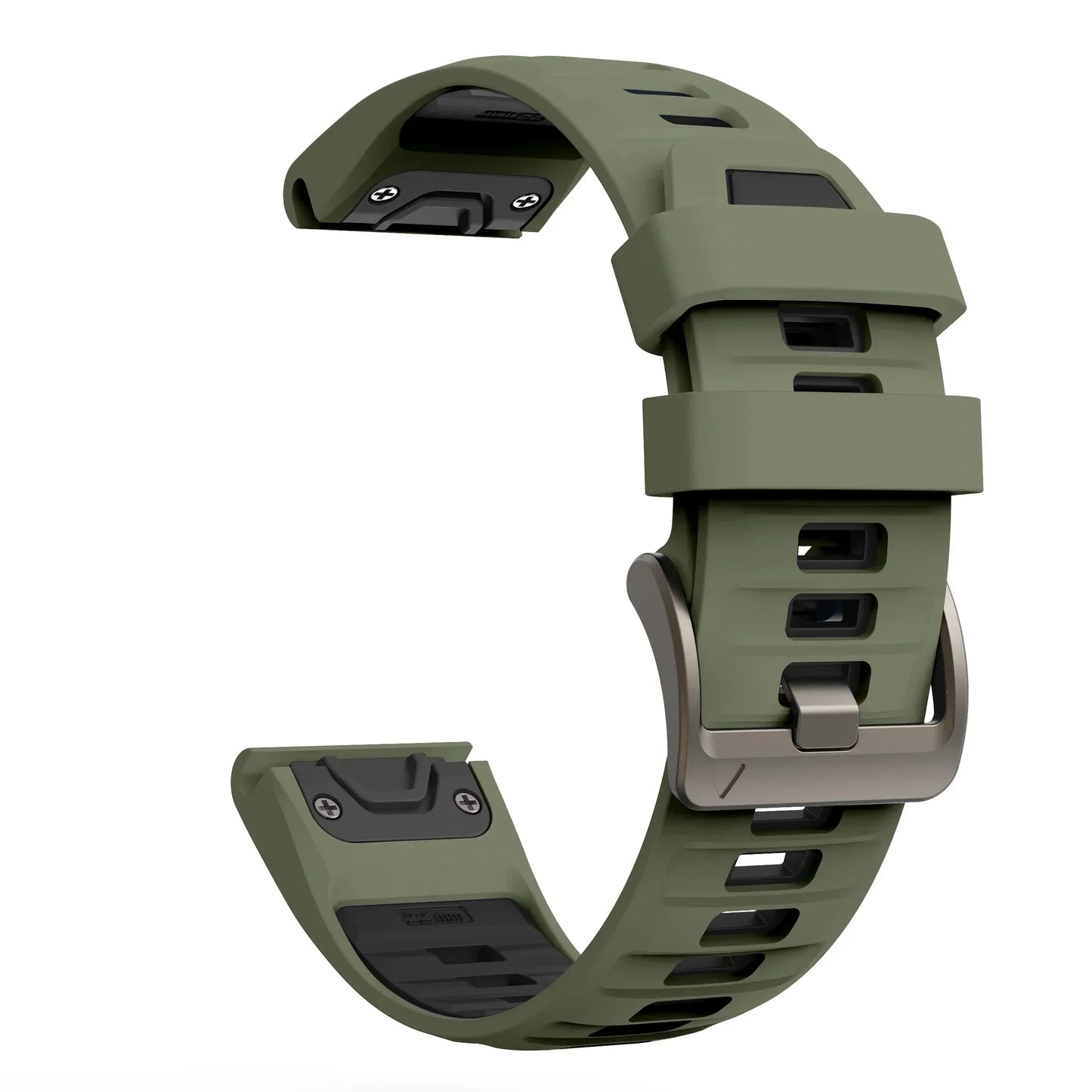 QuickFit Watch Band for Garmin Fenix 8/7/6/5/Epix Pro — 22/26mm Silicone Sport Strap — view 11 of watch straps