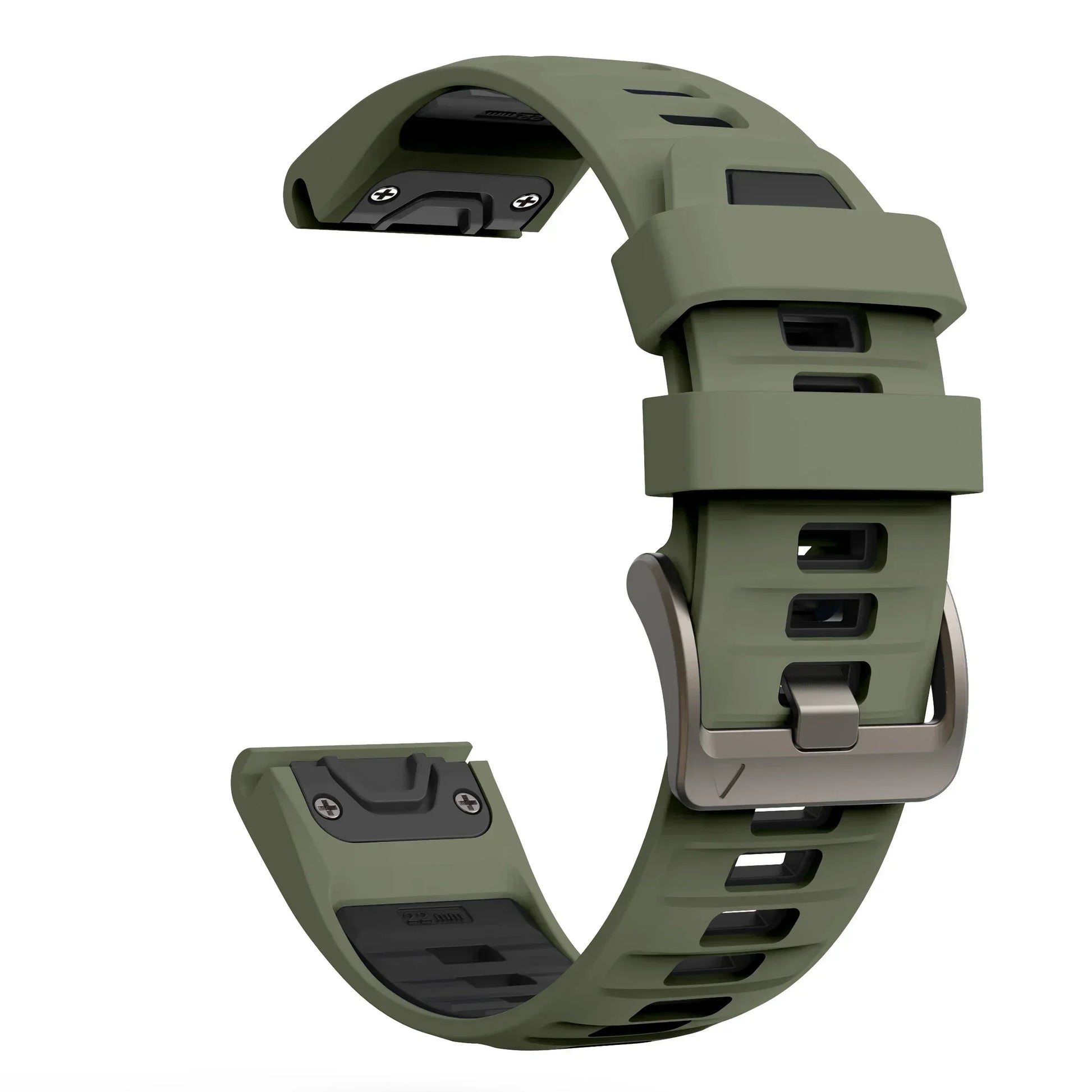 QuickFit Watch Band for Garmin Fenix 8/7/6/5/Epix Pro — 22/26mm Silicone Sport Strap — view 11 of watch straps