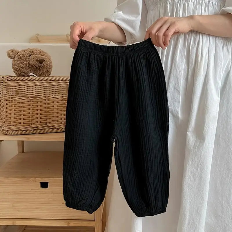 Kids Summer Bug-Protection Pants - Thin Breathable Lightweight Trousers — view 10 of toddler apparel