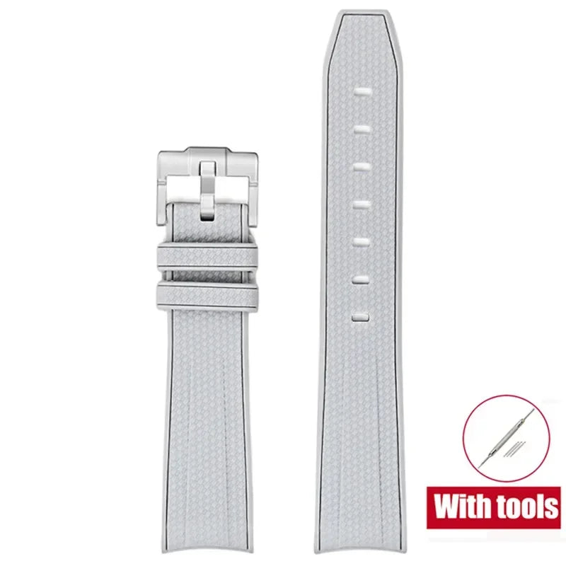 MoonSwatch Diving Strap — 20mm Curved-End Rubber Watch Band for Omega x Swatch