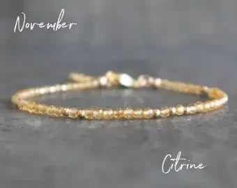 Crystal & Gemstone Anti-Anxiety Bracelet — Rose Quartz, Amethyst, Aventurine & Citrine Healing Beads