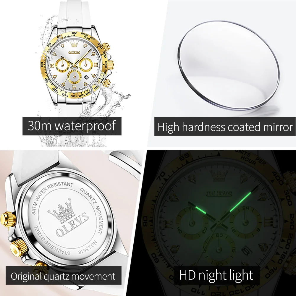 OLEVS 5618 Women's New Watch — Fashion Luxury Quartz Wristwatch — view 4 of watches