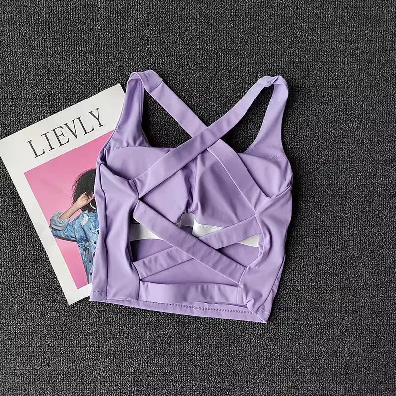 Women&rsquo;s Push-Up Yoga Bra &mdash; Fitness Bralette Breathable Running Vest Gym Underwear — view 2 of sports bras