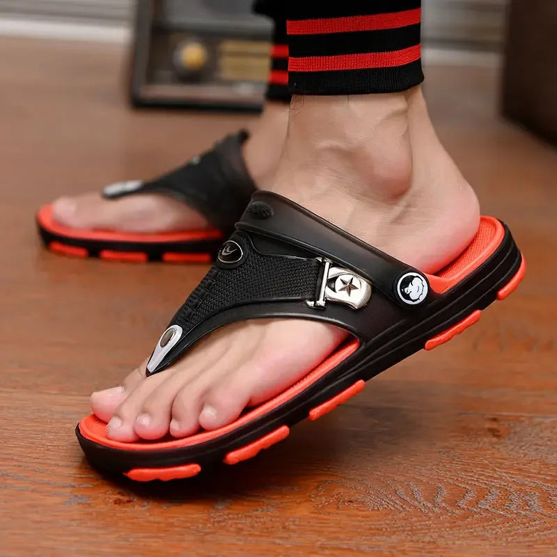 Sandals & Slides — Men's Outdoor Beach Slippers, Anti-Slip Peep-Toe Slip-On — view 5 of sandals & slides