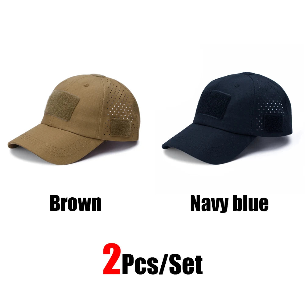 Camouflage Baseball Cap Outdoor — Tactical Sun Protection Hunting Hiking Fishing Men's Hat