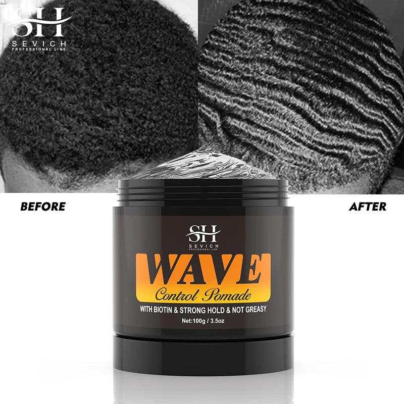 360 Waves Pomade Set (100g) – Wave Control + Brush — view 2 of beauty & personal care