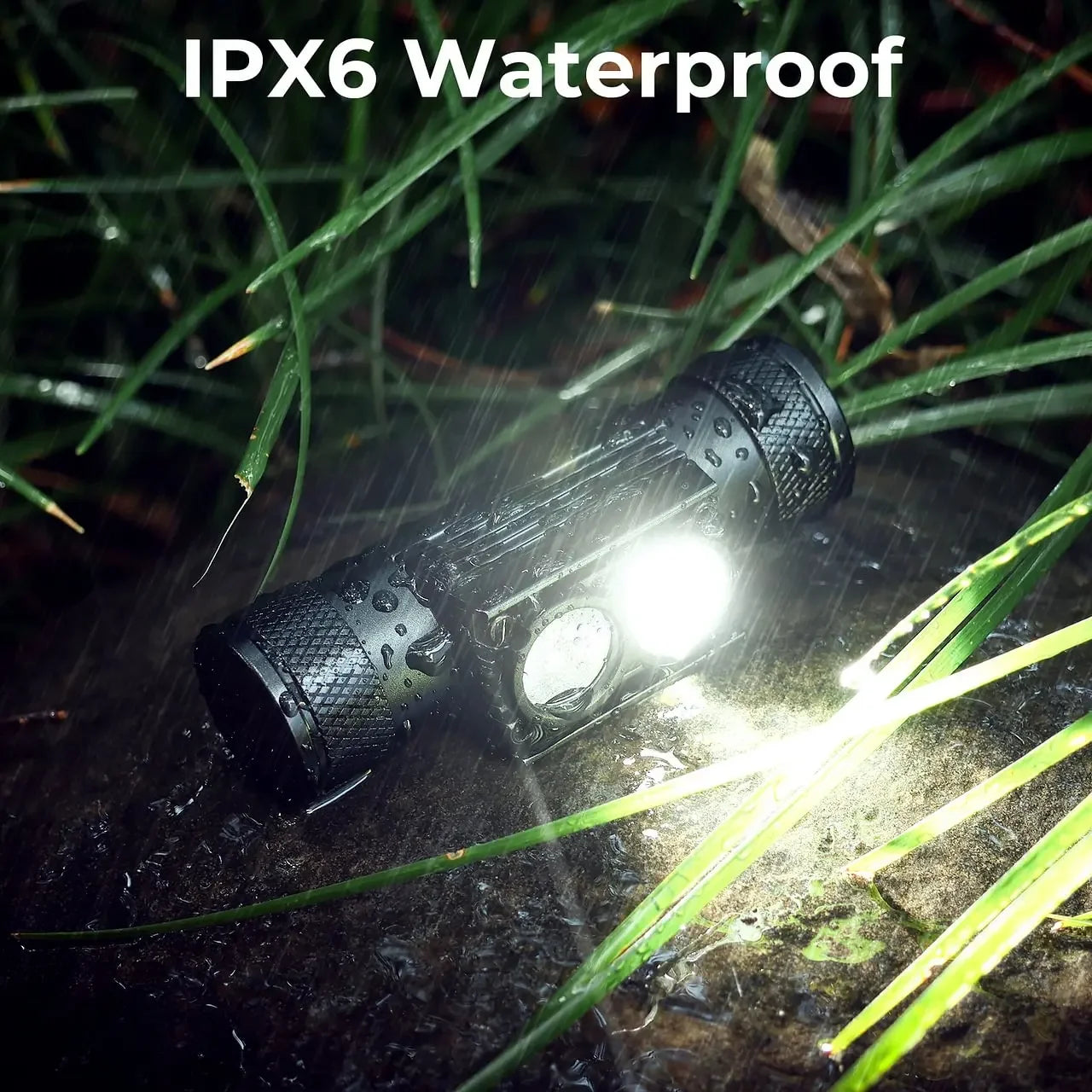 H25LR LED Rechargeable Headlamp — 90° High-CRI Red & White Beam — view 5 of outdoor sports
