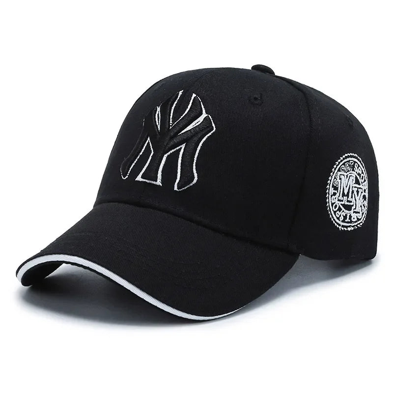 Unisex Baseball Cap Letter Embroidery — Streetwear Hip-Hop Adjustable Trucker Sunscreen Hat — view 7 of hats & caps