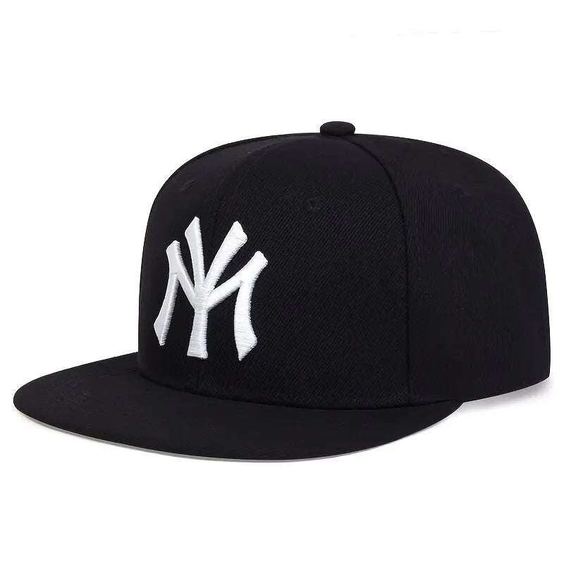 Hip-Hop Baseball Cap Letter Embroidery — Streetwear Trucker Casual Sunscreen Adjustable Hat — view 7 of hats & caps