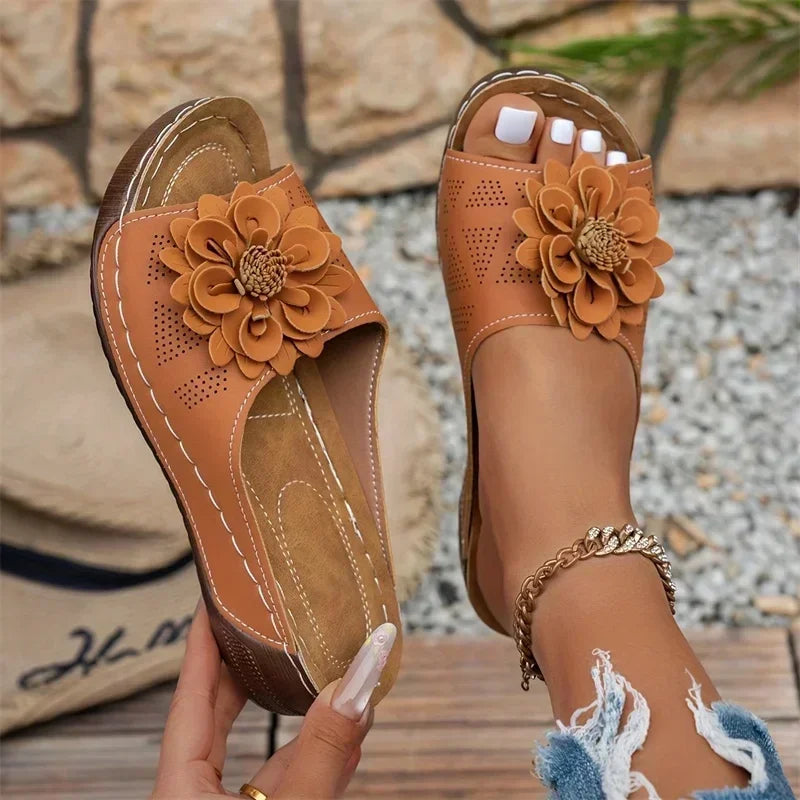 Low-Platform Slipper Slides — Elegant Fashion Sandals for Casual Wear — view 3 of sandals & slides
