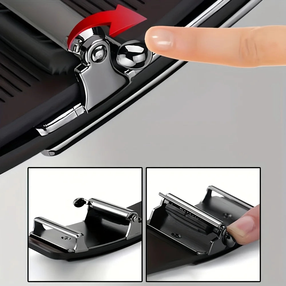 Belts Stylish Men's PU Leather Belt — Automatic Buckle Daily & Business — view 3 of belts
