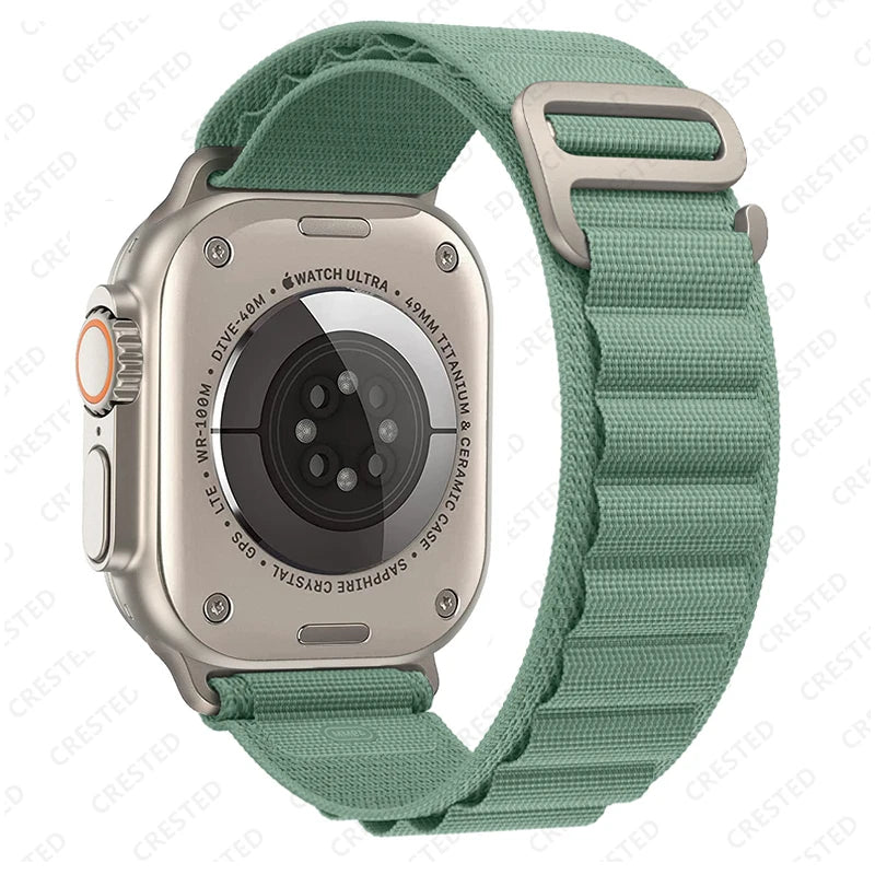Alpine Loop Strap for Apple Watch Ultra — Nylon Hook Band 42/45/46/49mm