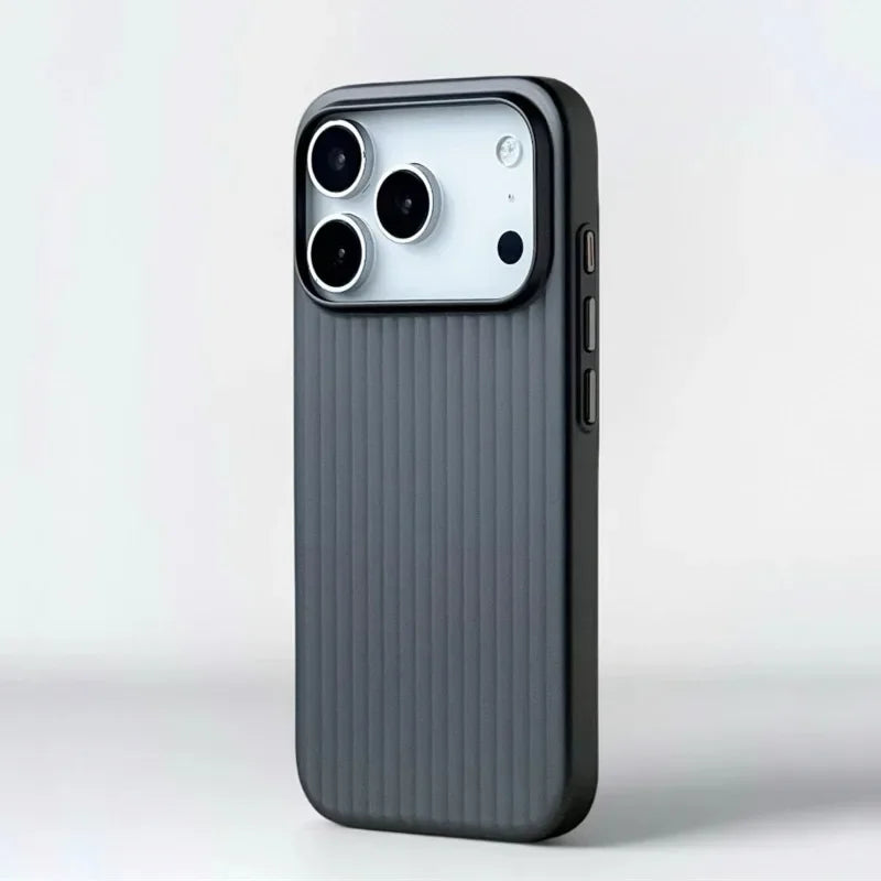 Luxury Stripes Metallic Armor Case for iPhone 13–17 Pro Max Shockproof — view 2 of phone cases