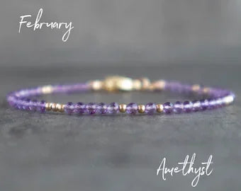 Crystal & Gemstone Anti-Anxiety Bracelet — Rose Quartz, Amethyst, Aventurine & Citrine Healing Beads — view 7 of crystal & gemstone