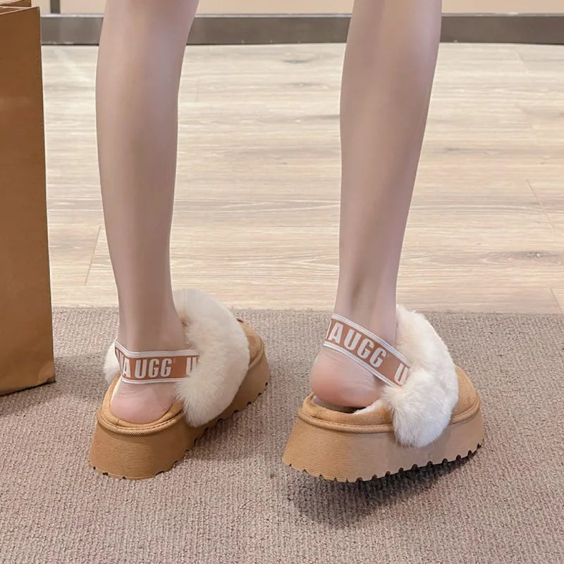 2024 Winter Snow Boots for Women — Fur-Lined Plush Fleece & Warm Cotton Boots — view 4 of boots