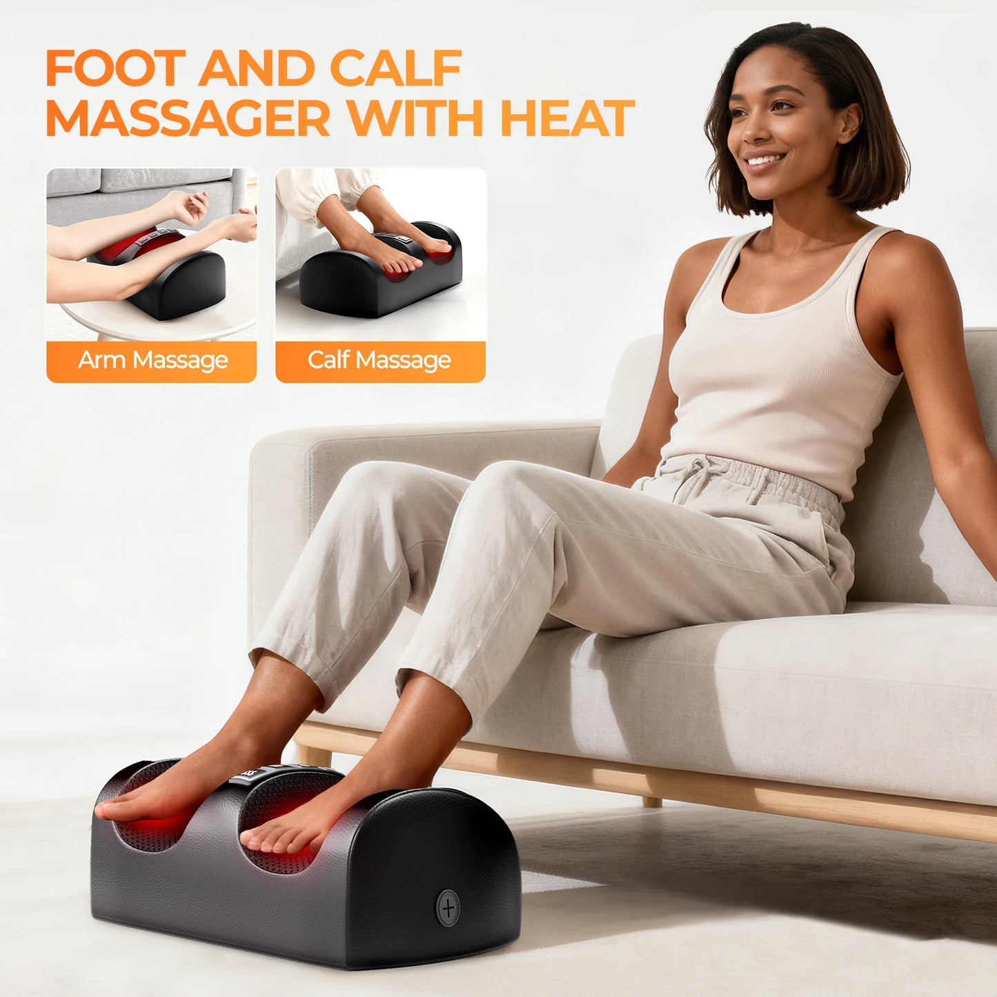 Full-Body Shiatsu Massage Mat with Heat — 10 Motors × 9 Intensity Levels — view 2 of recovery & massage