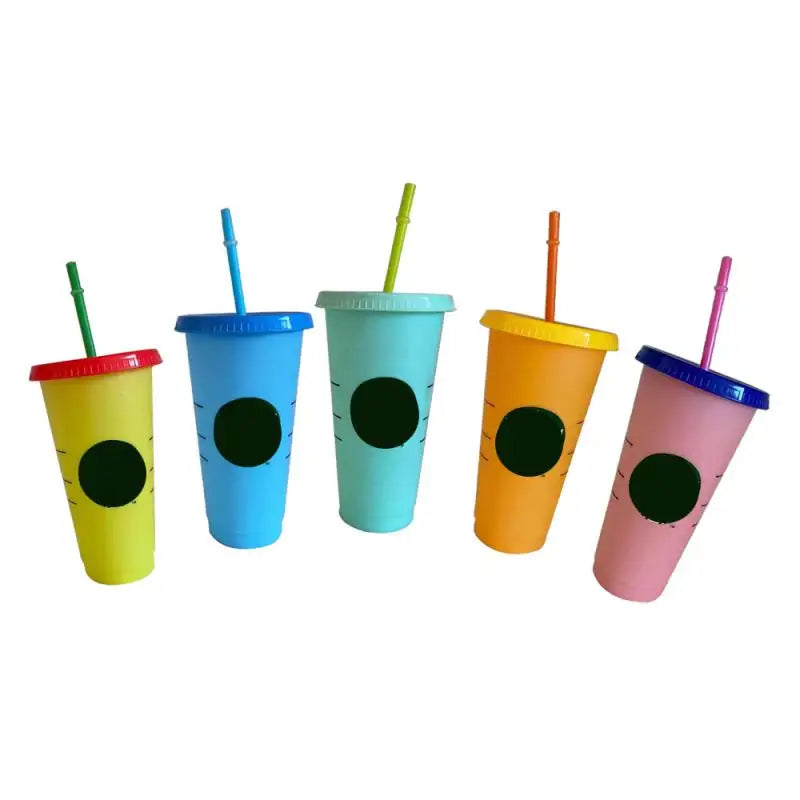 Reusable Tumbler with Straw — BPA-Free Iced Coffee & Cold Drink Cup with Lid — view 5 of drinkware
