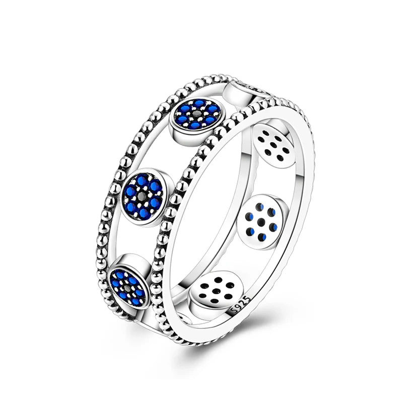 Women's 925 Sterling Silver Hollow Ring — Flower Butterfly Heart Sun Fashion Jewelry