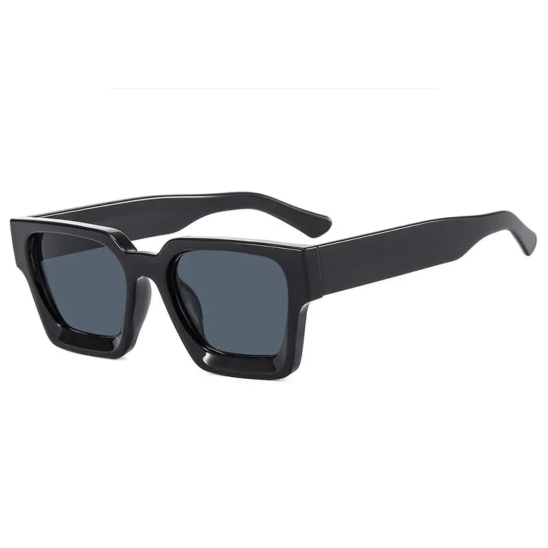 Square Vintage Sunglasses — Unisex UV400 Punk Retro Sun Glasses — view 7 of sunglasses