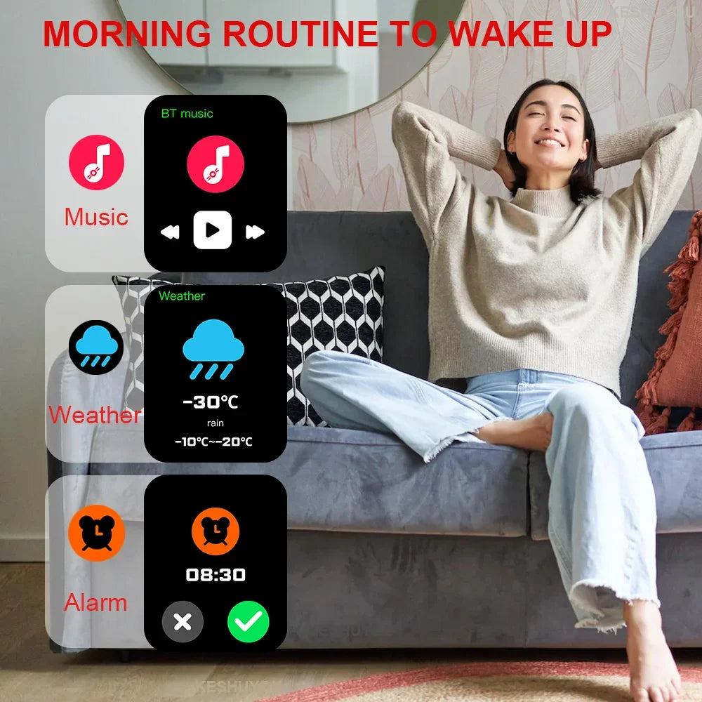 KESHUYOU H9 Pro Max Smart Watch — 2.01in HD Bluetooth Call Sports Modes Smartwatch — view 5 of smart watches