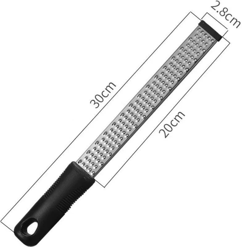 Handheld Stainless Steel Grater — Cheese, Garlic, Lemon Zester & Ginger Grinder — view 7 of kitchen gadgets