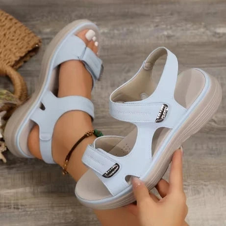 Summer Sandals Plus-Size Wedge Beach Shoes — 2026 Lightweight Platform Sandals for Women — view 9 of summer sandals