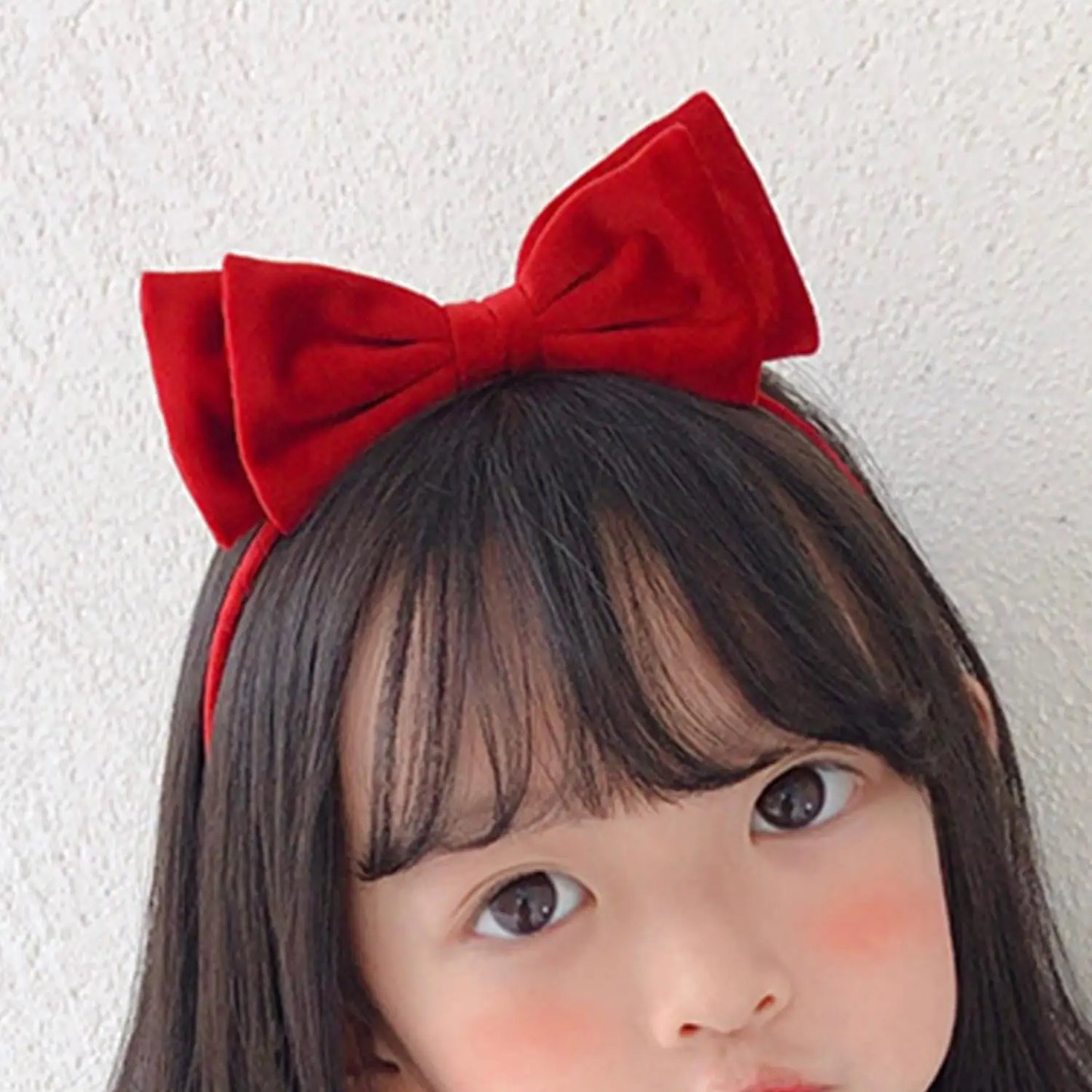 Elegant Velvet Bow Headband for Women Red Black Bowknot Hair Band Sweet Girls Hairband Party Hair Hoop Hair Accessories Headwear — view 8 of product
