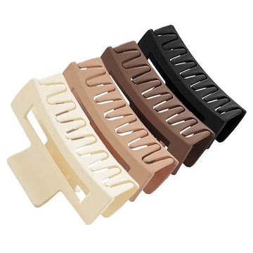 4Pcs/Set Women Girls Claw Clips Coffee Black Hair Claw Nonslip Crab Hairpins Barrette Fashion Hair Accessories Gifts — view 1 of product