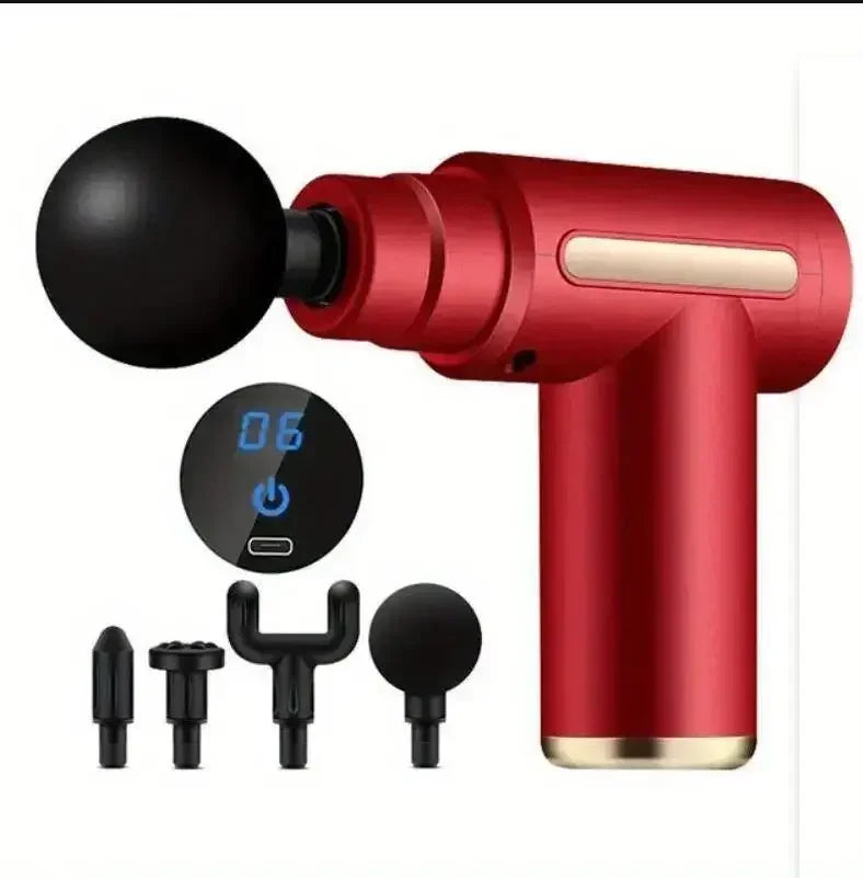 Mini Muscle Massage Gun Protable Body Massager Deep Handheld Percussion Massager for Body Back and Neck Leg — view 9 of electronics & gadgets