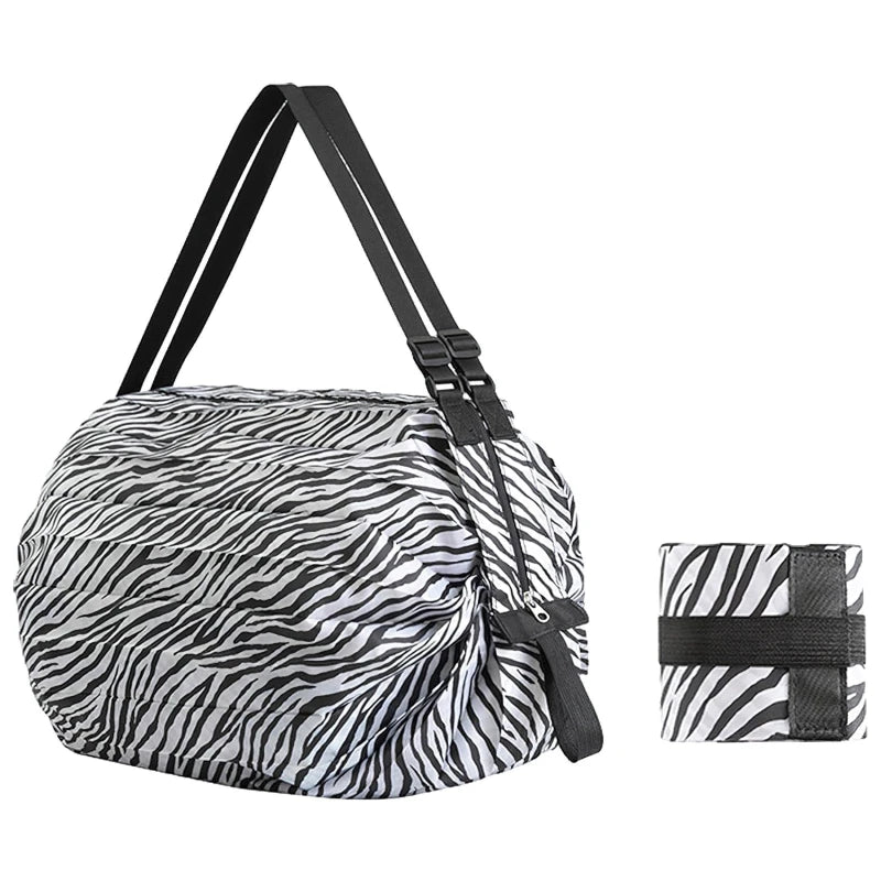 Foldable Waterproof Travel Bag - Portable Beach & Grocery Shopping Tote — view 12 of shopping bags