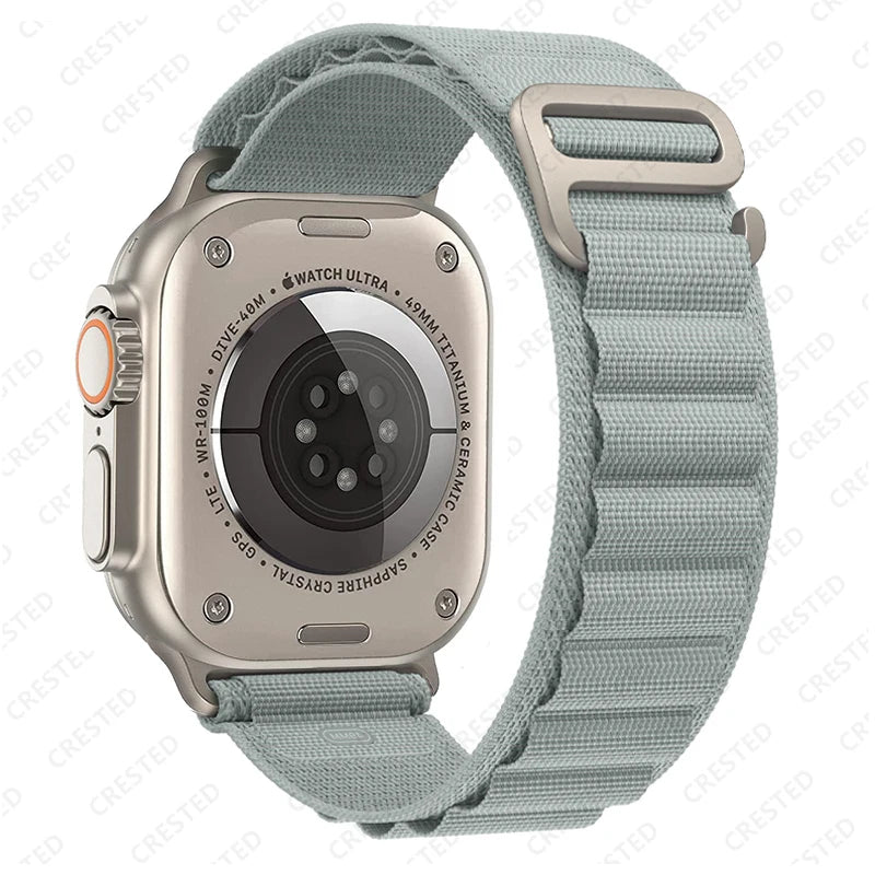 Alpine Loop Strap for Apple Watch Ultra — Nylon Hook Band 42/45/46/49mm