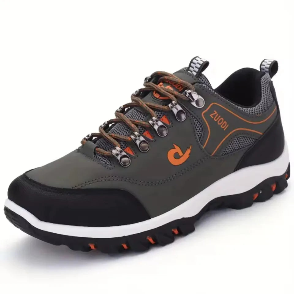 All-Season Men's Leather Sneakers — Casual Tennis Walking Shoes Spring Autumn Winter — view 8 of sneakers
