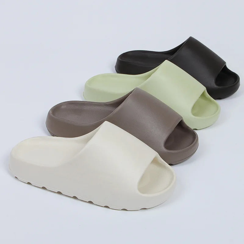 Summer Sandals Coconut Cloud Slippers — Step on Clouds Thick-Sole Non-Slip Slides — view 6 of summer sandals