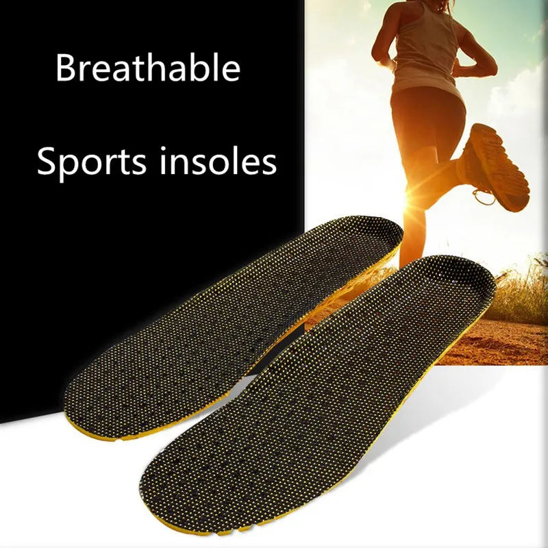 Honeycomb Shock-Absorbing Insoles — Breathable EVA Sport Inserts — view 6 of shoe accessories