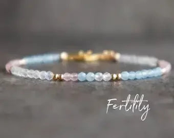 Crystal & Gemstone Anti-Anxiety Bracelet — Rose Quartz, Amethyst, Aventurine & Citrine Healing Beads — view 8 of crystal & gemstone