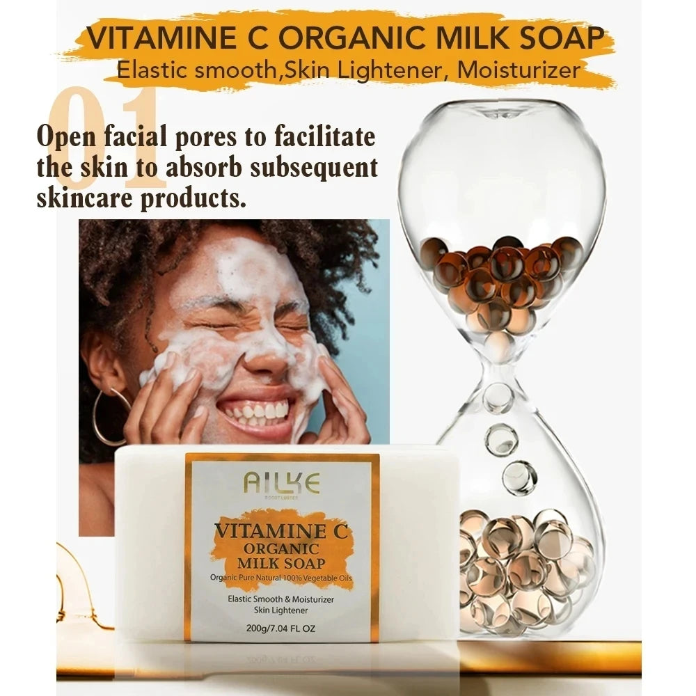 AILKE Brightening Body Lotion — Vitamin C + Hyaluronic Acid for Even Skin Tone