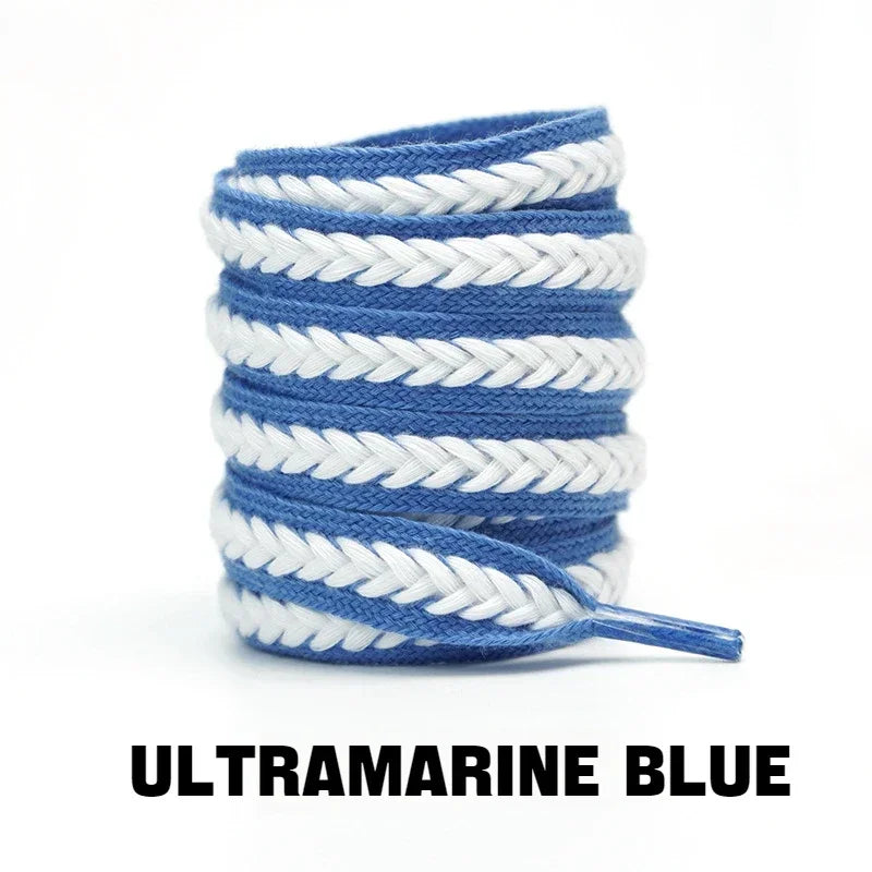 Wheat Cotton Shoelaces — Wide Premium Sneaker Laces (1 Pair) — view 15 of shoe accessories