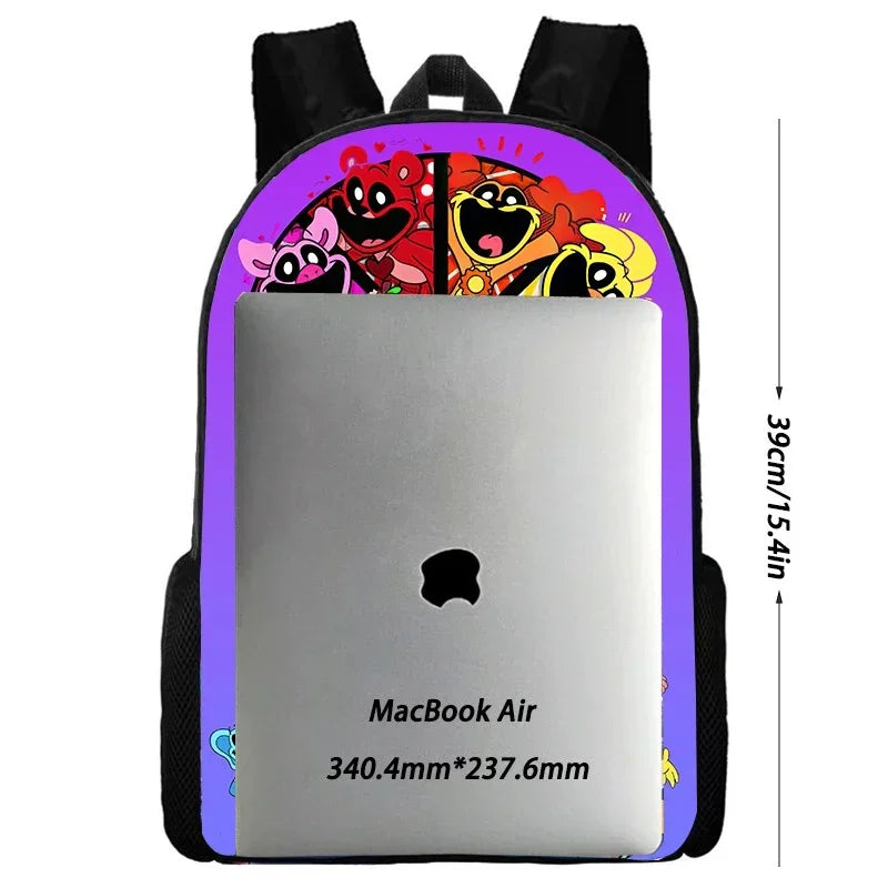 Barbie Child School Backpack with Lunch Bags ,Pencil Bags ,School Bags for Boys Girls Best Gift