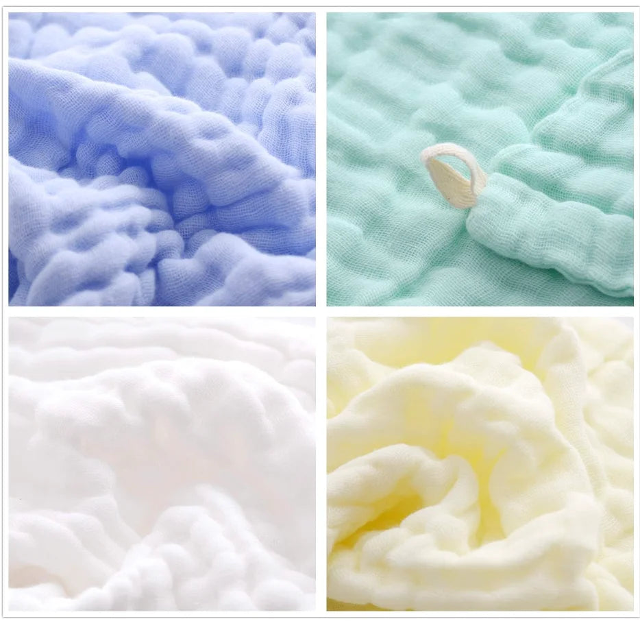 Natural Cotton Baby Washcloths - Soft Newborn Face Towels for Sensitive Skin — view 4 of baby bath