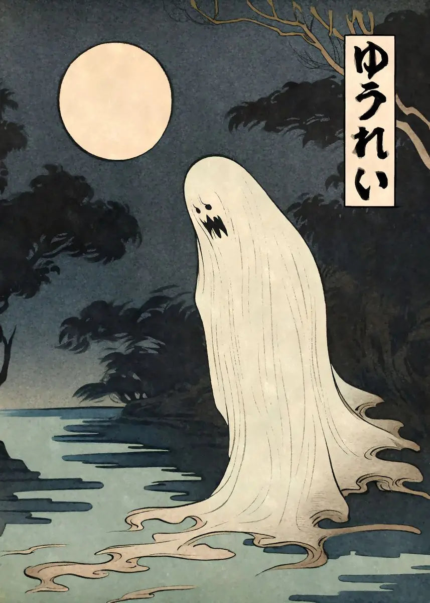 Home Decor Japanese Rising Skeletons Poster — Creepy Ghost Zombie Halloween Canvas Wall Art — view 15 of home decor