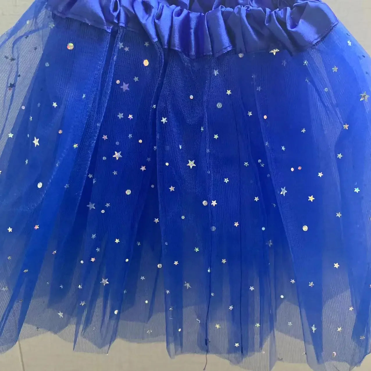 Kids Glitter Tulle Star Tutu Skirt - 3-Layer Sequin Dance Skirt for Girls — view 15 of tutus
