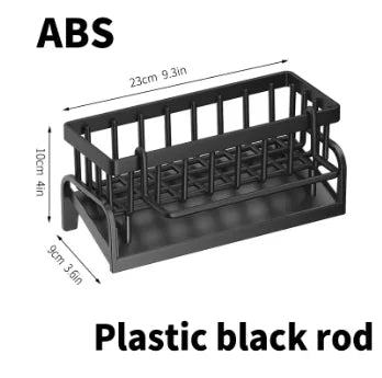 Double-Layer Metal Cutlery Rack, Large Carbon Steel Storage Tray — product photo 8