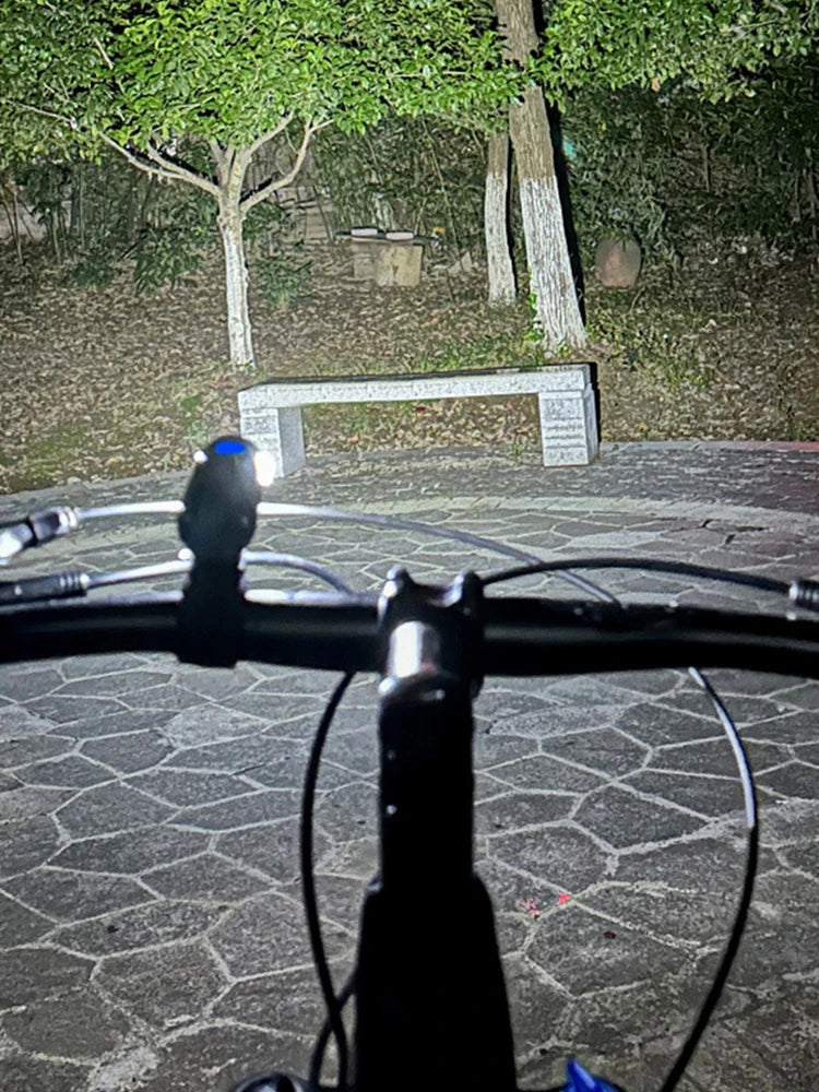 LED Bicycle Headlight Long-Range — High-Brightness USB Bike Spotlight — view 6 of outdoor sports