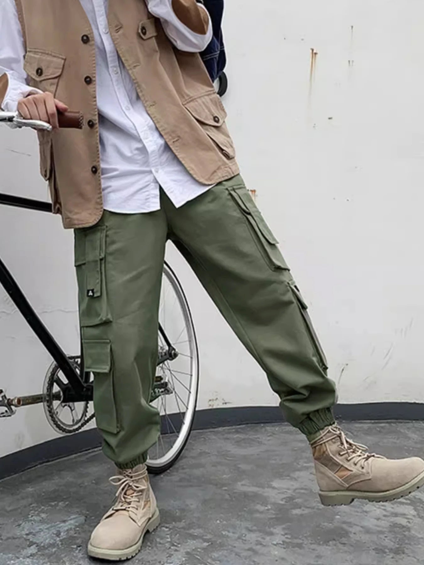 Work pants hiking hiking pants men's casual pants work pants sports pants spring and autumn outdoor men's quick drying pants