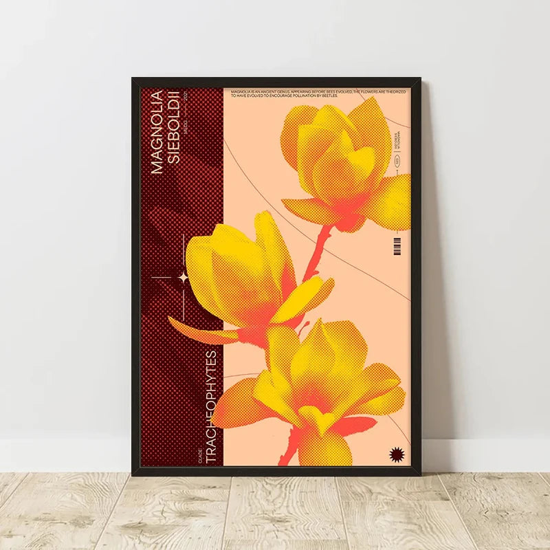 Classic Retro Abstract Art Canvas Poster &mdash; Frameless Print for Home &amp; Room Wall Decor — view 9 of wall art & prints