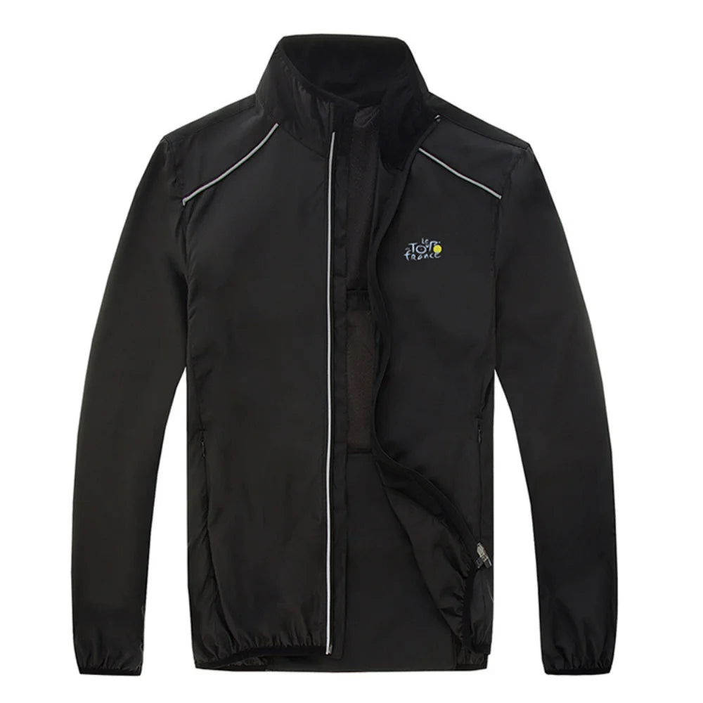 Reflective Men&rsquo;s Running &amp; Cycling Windbreaker &mdash; Waterproof MTB Bike Jacket — view 7 of sports & fitness